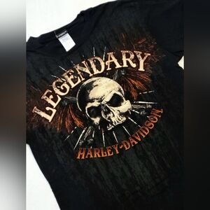 Mens Harley Davison t-shirt, From Ogden Utah. The Golden spike